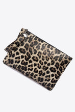 Load image into Gallery viewer, Leopard Print Eco Friendly Leather Wristlet
