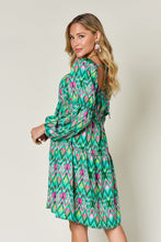 Load image into Gallery viewer, Womens Dress | Double Take Full Size Printed Long Sleeve Dress | Dresses/Floral Dresses
