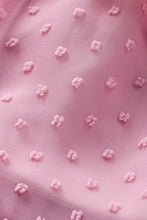 Load image into Gallery viewer, Pink Ombre Swiss Dot Ruffled Tiered Mini Dress
