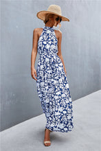 Load image into Gallery viewer, Grecian Casual Maxi Dress | Tie Waist Sleeveless
