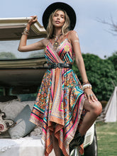 Load image into Gallery viewer, Bohemian Cami Dress | Printed Handkerchief Dress
