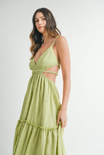 Load image into Gallery viewer, Maxi Dress | Cutout Waist Backless Maxi Dress
