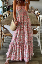 Load image into Gallery viewer, Maxi Dress | Smocked Floral Spaghetti Strap Dress
