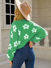 Load image into Gallery viewer, Angel Wings Flower Cardigan Sweater
