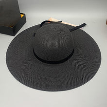 Load image into Gallery viewer, Paper Braided Wide Brim Hat
