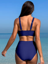 Load image into Gallery viewer, Womens Swimsuit-Plunge Wide Strap Two-Piece Swim Set | swimsuit
