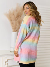 Load image into Gallery viewer, Gradient Open Front Cardigan Sweater
