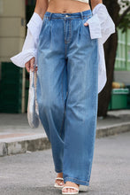 Load image into Gallery viewer, Blue Slouchy Wide Leg Jeans | Bottoms/Jeans
