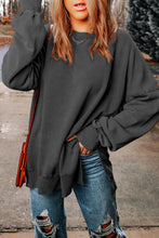 Load image into Gallery viewer, Womens Long Sleeve Blouse | Dropped Shoulder Round Neck Blouse | Tops/Sweatshirts &amp; Hoodies

