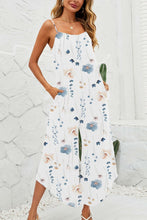 Load image into Gallery viewer, Jumpsuit | Printed Scoop Neck Wide Leg Jumpsuit
