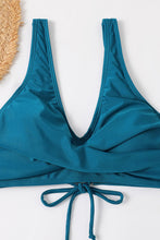 Load image into Gallery viewer, Two-Piece Bikini Set | Lace-Up Wide Strap Swim Set
