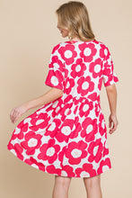 Load image into Gallery viewer, Floral Print Dress | Flower Print Ruched Dress
