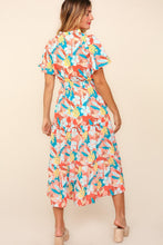 Load image into Gallery viewer, Tiered Dress with Pockets | Tropical Floral Tiered Dress
