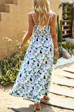 Load image into Gallery viewer, Maxi Dress | Printed Tie-Shoulder Smocked
