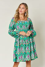 Load image into Gallery viewer, Womens Dress | Double Take Full Size Printed Long Sleeve Dress | Dresses/Floral Dresses
