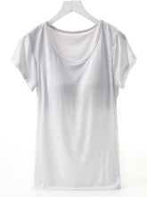 Load image into Gallery viewer, Short Sleeve T-Shirt with Bra
