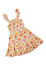 Load image into Gallery viewer, Mini Dress | Multi-Color Ruffled Sleeveless High Rise Floral
