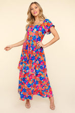 Load image into Gallery viewer, Maxi Dress | Floral Ruffled Dress with Side Pockets
