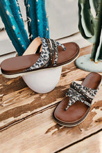 Load image into Gallery viewer, Leopard Studded Animal Print Flip Flop Sandals | Shoes &amp; Bags/Slippers
