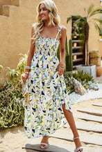 Load image into Gallery viewer, Maxi Dress | Printed Tie-Shoulder Smocked
