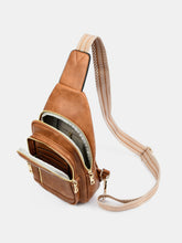 Load image into Gallery viewer, PU Leather Adjustable Crossbody Bag
