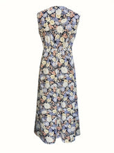 Load image into Gallery viewer, Floral Sleeveless Midi Dress | Dress
