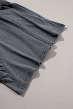 Load image into Gallery viewer, Summer Culotte Shorts | Gray Elastic Waist Culotte Shorts
