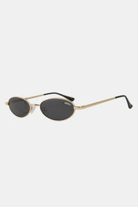 Fashion Accessory-Nicole Lee USA Metal Frame Finley Oval Sunglasses | sunglasses