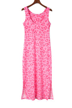 Load image into Gallery viewer, Leopard Print Sleeveless Maxi Dress | Dresses/Maxi Dresses
