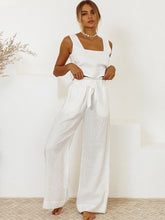 Load image into Gallery viewer, Top &amp; Pants Set | Square Neck Sleeveless Pants Set
