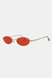 Fashion Accessory-Nicole Lee USA Metal Frame Finley Oval Sunglasses | sunglasses