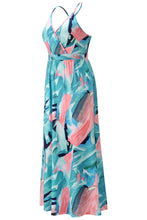 Load image into Gallery viewer, Cami Dress | Crisscross Printed Surplice Dress
