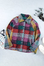 Load image into Gallery viewer, Plaid Jacket | Multi-Color Pocketed Shacket
