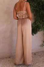 Load image into Gallery viewer, Wide Leg Pants Set | Ruffled Sleeveless Top and Pants
