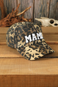 Leopard MAMA Embroidered Leopard Baseball Cap | Accessories/Hats & Caps