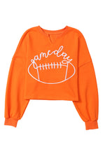 Load image into Gallery viewer, Orange Sweatshirt | Game Day Lettering
