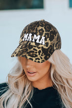 Load image into Gallery viewer, Leopard MAMA Embroidered Leopard Baseball Cap | Accessories/Hats &amp; Caps
