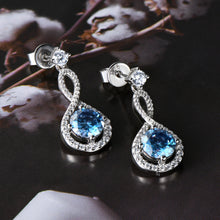 Load image into Gallery viewer, Moissanite Earrings-1 Carat Moissanite 925 Sterling Silver Earrings | moissanite earrings
