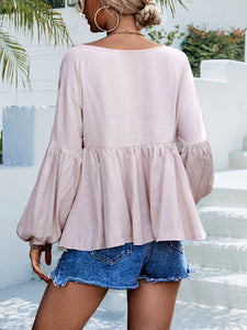 Puff Sleeve Top | Babydoll Blouse