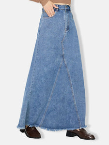 Maxi Denim Skirt