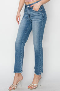 Straight Jeans | RISEN High Rise Slim