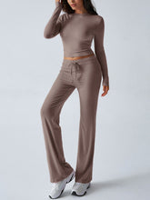 Load image into Gallery viewer, Long Sleeve Top and Pants Set
