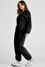 Load image into Gallery viewer, Quarter Zip Jogging Suit | Long Sleeve Top and Pants
