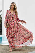 Load image into Gallery viewer, Wild Lotus Ruffle Tiered Maxi Dress | Dresses/Floral Dresses
