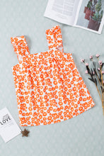 Load image into Gallery viewer, Floral Tank | Square Neck Cap Sleeve Top
