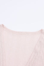 Load image into Gallery viewer, Pink Sheer Lightweight Knit Long Sleeve Cardigan
