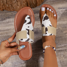 Load image into Gallery viewer, Fashion Sandals | Animal Print Open Toe Sandals
