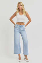 Load image into Gallery viewer, RISEN High Rise Wide Leg Crop Jeans
