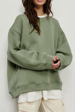 Load image into Gallery viewer, Oversize Round Neck Sweatshirt | Dropped Shoulder
