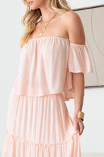 Load image into Gallery viewer, Gilli Frill Off-Shoulder Tiered Dress
